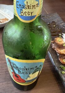 江の島ビールとまぐろのチャーシュー