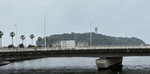 江の島が見えました