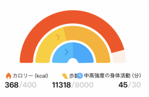 カロリー・歩数など
