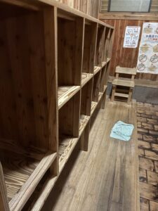 地蔵の湯(女湯)の脱衣所
