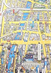 マップを拡大したところ