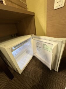 客室のミニ冷蔵庫