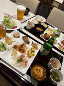 夕食ビュッフェ（さんふらわあさっぽろ）