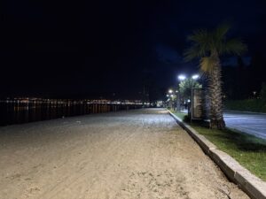 夜のエーゲ海