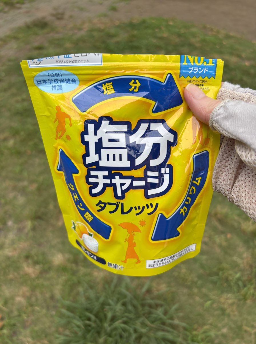 熱中症対策の塩分チャージタブレッツ