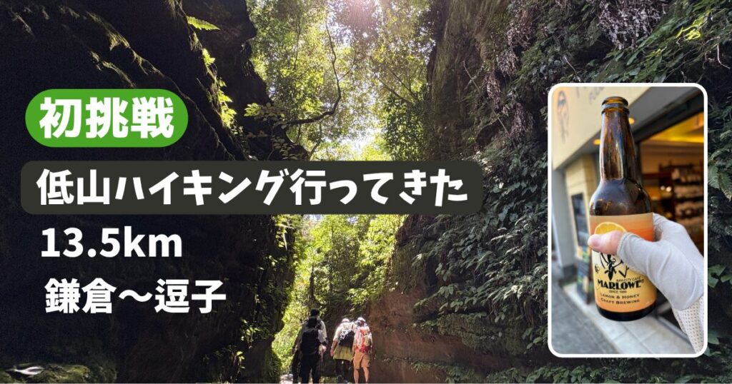 初挑戦・低山ハイキング